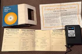 23-3022 Vivitar Vintage Electronic Flash Attachment Model 91 New Old Stock