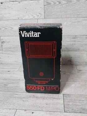 550fp Vivitar 550 Fd Electronic Camera Flash New In Box