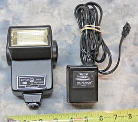 6000227a Vivitar 273 Flash Unit With Sb-4 Power Supply Ugly But It Works Good Via Ac