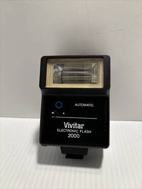 7011322 Vivitar Electronic Flash 2000 Shoe Mount Automatic Korea L