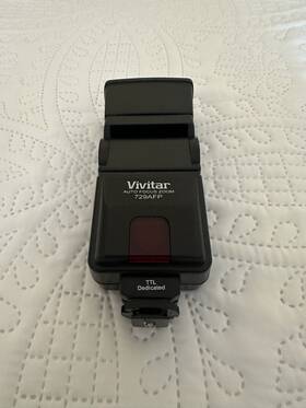729afp Vivitar Auto Focus Zoom Ttl Dedicated Shoe Mount Flash For Cameras