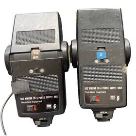 Sb4-283 Vivitar Sb-4 283 Auto Thyristor Sensor Shoe Mount Flexible Arm Camera Flash
