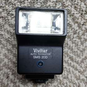 Sms-30d Vivitar Auto Thyristor Sms20d Mountable Digital Camera Flash Tested