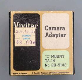 No.20-9142 Vivitar Ta-14 Vintage Camera Adapter Inch C Mount Photography