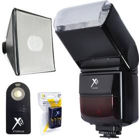 Viv-sf-7000 Vivitar Xit Elite Series Universal Automatic Flash Bundle With Standard Hot Shoe Mount