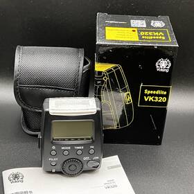 Vk-320-p Voking 955523701160 Vk320 Speedlite Flash For Olympus/panasonic/laica Open Box