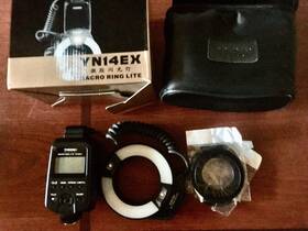 Yn-14ex Yongnuo 700254733029 Yn14ex Ttl Macro Ring Flash Led Light With Adapter For Ca