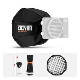 Ex1h02 Zhiyun Mini Octagonal Softbox Zy Mount Official Quick Folding Set Up With Di