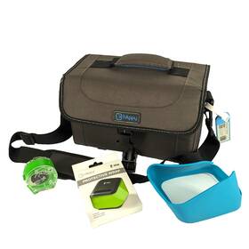 Zink 851217004103 Happy Travel Bag With Protective Sleeves Green And 1/2 Inch Roll Lot Bundle