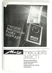 198004 Metz Mecablitz 34 BCT1 Electronic Flash Genuine Original User Manual. Fixed Price $9.99.