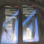 New Olympus Camedia Pc Flash Cable FL-CB04 & Ttl FL-CB01 .5M C-3000 Lot 2. Fixed Price $58.00.