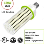 400WATT Metal Halide Bulb Replacement 120W Led Corn Light E39 5000K 120V Ul&dlc. Fixed Price $59.70.