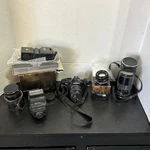 Olympus OM-3 35MM Camera Body With Some Lenses Lot. Fixed Price $895.00.