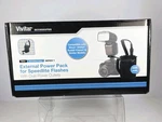 Vivitar External Power Pack For Speedlite Flashes Sealed Brand New. Fixed Price $74.95.