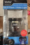 Vivitar DF-700 Dslr Flash / Video Light Bounce Zoom Swivel For E-ttl Camera Open. Fixed Price $52.63.