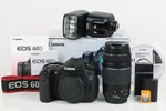 Canon Eos 60D 18MP Digital Kit Sc 907 + 75-300 Lens Metz 44 AF-2 Flash Bundle. Fixed Price $309.97.