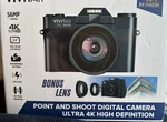 Vivitar Vec XX101 56MP Point And Shoot Digital Camera Black Led Flash 3.0" Lcd. Fixed Price $53.49.