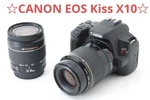 Canon Eos Kiss X10 Dslr Camera + Standard & Telephoto Lens Double Kit 5241MT. Fixed Price $1999.99.