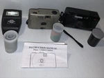 Prinz Electronic Flash 330-20 JAPAN/525 Keystone Es-p 4 Roll Film Vivitar T101. Fixed Price $12.71.