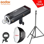 Us Godox AD200PROII Ttl Hss Flash SPEEDLITE+120CM Umbrella Softbox Bracket Stand. Fixed Price $369.00.