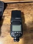 Godox V860IIS Flash Gun Sony, With Case, Diffuser, Charger, Neewer. Fixed Price $102.99.