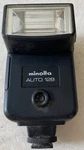 Konica Minolta Auto 128 Shoe Mount Electronic Flash Black For Parts Only Unteste. Fixed Price $8.79.