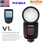 Us Godox V1-N V1N Ttl 1/8000S Hss Speedlite Flash+xpro-n Trigger Fr Nikon Camera. Fixed Price $268.00.