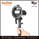 Godox S2 Speedlite Bracket Bowens Mount Holder + Cold Shoe Flash For. Fixed Price $39.99.