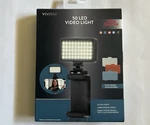 Vivitar 50 Led Video Light 3 Brightness Levels Smart Phone Cradle New. Fixed Price $19.50.