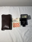 Vivitar Zoom Thyristor 285 Vari Power Shoe Mount Flash W/ Manual & Case Bag. Fixed Price $34.99.