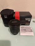 Perfect Sigma 12-24MM F/4.5-5.6 Ex Dg Aspherical Wide Angle Zoom Canon Lens. Fixed Price $120.00.