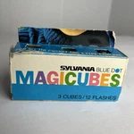 1-BOX 3 Sylvania Flash Blue Dot Magicubes Vintage Camera New 91242. Fixed Price $35.99.