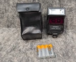 Konica Minolta Maxxum 2800AF Shoe Mount Flash W/ Case Works. Fixed Price $21.99.