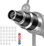 Soonpho Bowens Mount Optical Snoot Spotlight Projector Large, Black Silver. Fixed Price $126.30.