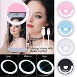 Portable Selfie Led Light Ring Fill Camera Flash For Mobile Phone Universal Ipad. Fixed Price $5.99.