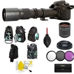 Hd Sports Action Zoom Lens 500-1000MM + Kodak Case For Nikon D3000 D3100 D3200. Fixed Price $273.96.