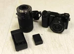 Sony Alpha A6000 Mirrorless Camera W/ 18-55 And 55-210MM Zoom Lens (56350). Fixed Price $570.00.
