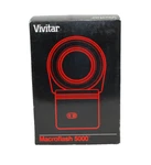 Vivitar Macroflash 5000 With Cable And 49, 52 & 55MM Rings T1628. Fixed Price $49.99.