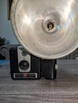 Kodak Brownie Hawkeye Model With Kodalite Flasholder (#126). Fixed Price $11.20.