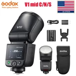 Godox V1 Mid C/n/s 55WS Ttl 1/8000S Round Head Camera Flash For Canon Nikon Sony. Fixed Price $159.00.