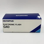 Olympus G40 Electronic Flash For Is Cameras Tested Original Box & Storage Bag Vg. Fixed Price $49.95.