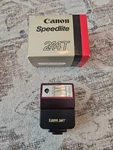 Canon Speedlite 244T Electronic Flash In Box With Case. Fixed Price $22.49.
