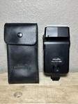 Konica Minolta Auto 28 Shoe Mount Slr Film Camera Electroflash W/ Case. Fixed Price $19.99.