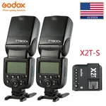 Us 2X Godox TT600S GN60 2.4G Camera Flash Speedlite+ X2T-S Transmitter For Sony. Fixed Price $189.00.