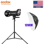Godox SK400II 400W 2.4G Studio Flash Strobe Photo LIGHT+120CM Softbox+stand Kit. Fixed Price $189.00.