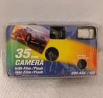 35MM One Time Camera 200 Iso Flash New Sealed. Fixed Price $14.60.