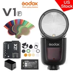 Us Godox V1-F 2.4G Ttl Hss Flash Light X2T-F Trigger AK-R1 Barn Door For Fuji. Fixed Price $312.00.