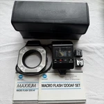 Minolta Macro Flash 1200 Af Control Unit W/ Manual Ring Maxxum Tested. Fixed Price $130.00.