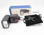 Insignia NS-DXFL2C External Ttl Flash For Canon With Case & Stand (#20472). Fixed Price $10.95.