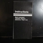 Focal DT-500S Instructions Multi Dedicated Thyristor Flash Guide Manual O4014. Fixed Price $6.79.